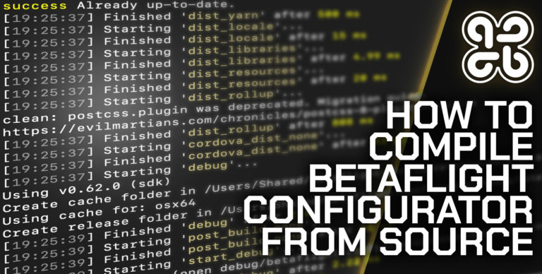 How To Compile Betaflight Configurator From Source