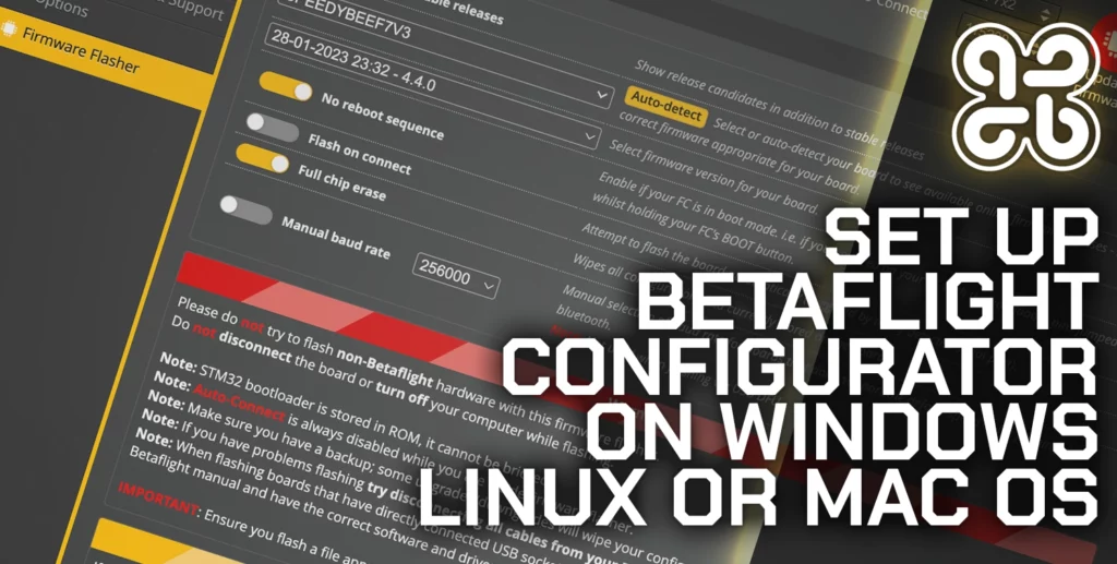 Set Up Betaflight Configurator on Windows, Linux or Mac OS